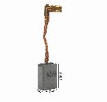 Set dveh karbonskih krtačk za elektromotor 6x9x13mm