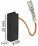 Set dveh karbonskih krtačk za elektromotor 5x8x20mm