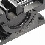 Strojni vertikalni vrtljiv primež 100mm