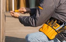 Montažni pas za orodje + žep za kladivo 14 žepov