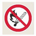 Samolepilna nalepka opozorilna -  zaščita za oči in sluh 100mm