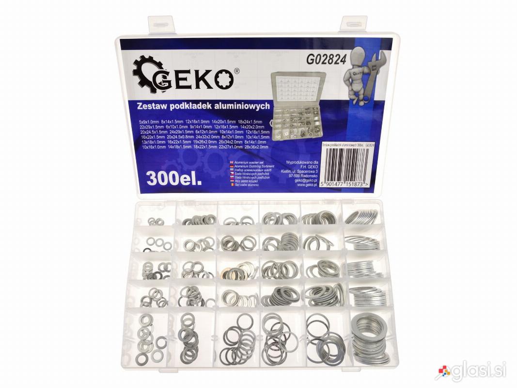 Set aluminijastih podložk 300 kos