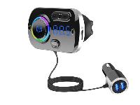 8V1 avto FM oddajnik SD bluetooth 2x USB 12-24V LED RGB