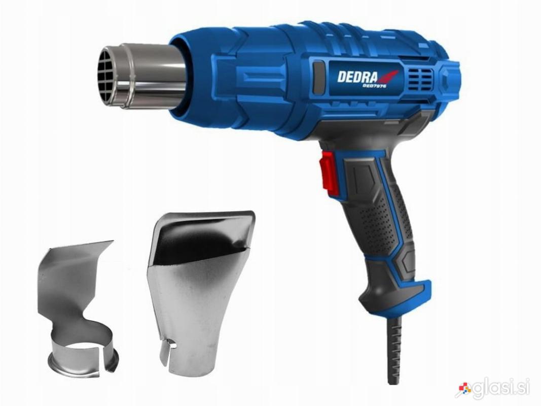 2000W fen za vroči zrak do 600°C + 2 šobi