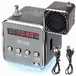 LED brezžični USB akumulatorski FM radio LCD MP3 Bluetooth