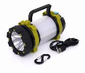 Potovalna LED akumulatorska svetilka 3Ah T6 + powerbank