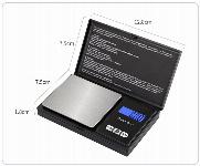 Digitalna žepna tehtnica 500-0,01g - osvetljena LCD