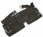 Ojačan najlonski pas za orodje + 2x obroč za kladivo