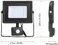 Zunanji IP65 LED 30W reflektor + senzor