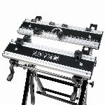PRO ALU nastavljiva zložljiva stolica - delovna miza 77-107cm