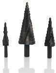 Set 3x HSS spiralnih povrtal 4-32mm - konusnih svedrov