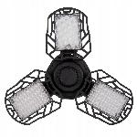 Turistična aku. LED viseča solarna prenosna luč za kampiranje + daljinec