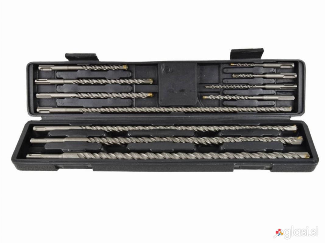 Komplet dolgih SDS+ svedrov za beton 5-20mm