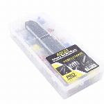 Set grip klešč za kabelske kontakte + 270 konektorjev