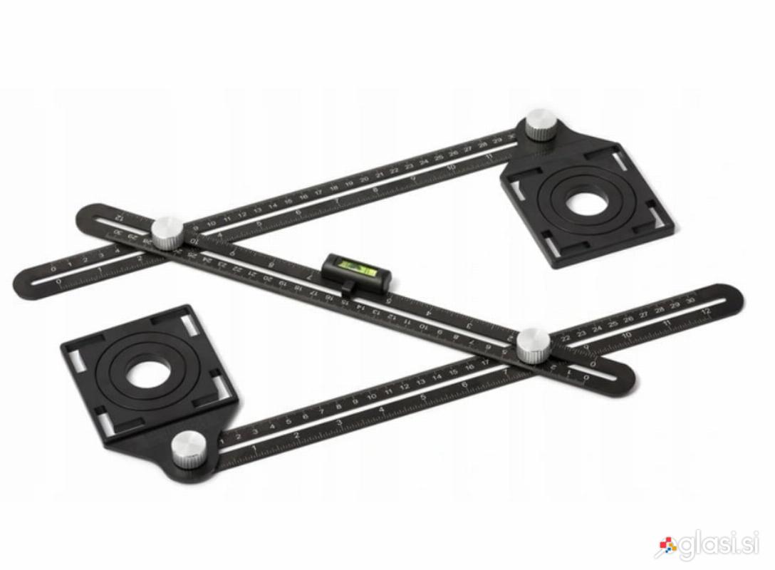 Univerzalni nastavljiv kotnik z nivelacijo za keramiko