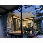 Vodoodporno UV vrtno senčno jadro 3,6×3,6m pravokotno bež