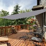 Vodoodporno UV vrtno senčno jadro 3x2m pravokotno sivo