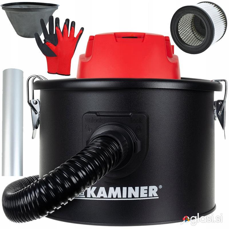 HEPA Industrijski kaminski sesalnik 10L za pepel 800W