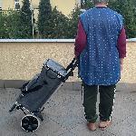Velik 40L termo nakupovalni voziček in prenosna torba na mehkih kolesih do 30kg