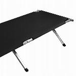 Zložljiva oxford postelja za kampiranje 189x70x43cm do 110kg črna