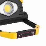 Prenosni aku. gradbeni dvojni reflektor LED COB 19W USB powerbank