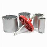 5 delni set diamantnih kronskih žag za keramiko - ploščice