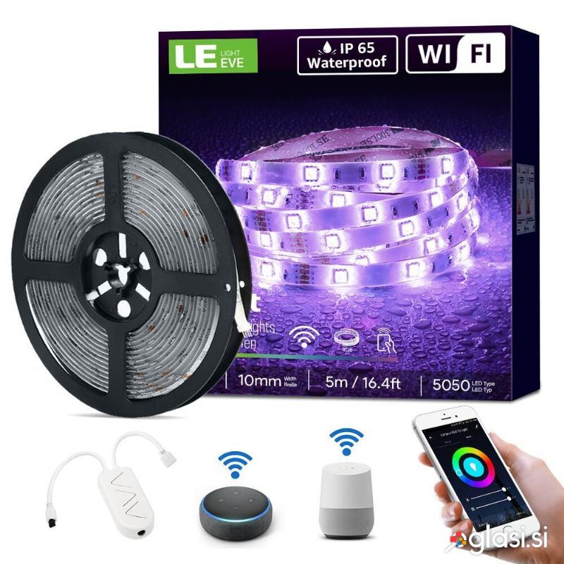 WIFI 5m Set LED trak RGB IP65 - vodoodporen