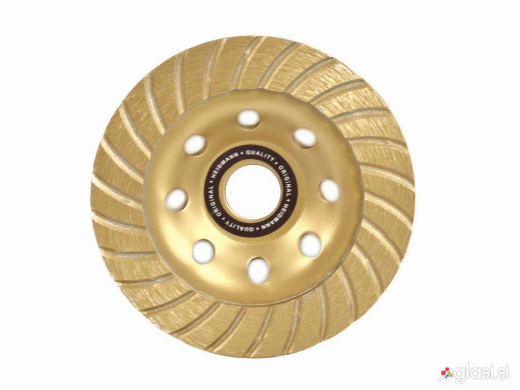 TURBO plošča za brušenje 125mm - diamantna