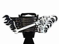 8 Delni Set viličasto-obročnih ratchet ključev z gibljivo glavo