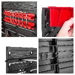 Stenski predalnik PVC 74 delni organizator orodja 115x78cm
