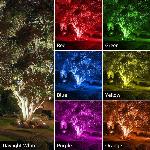 2x zunanji LED reflektor RGB z daljincem 50W IP65