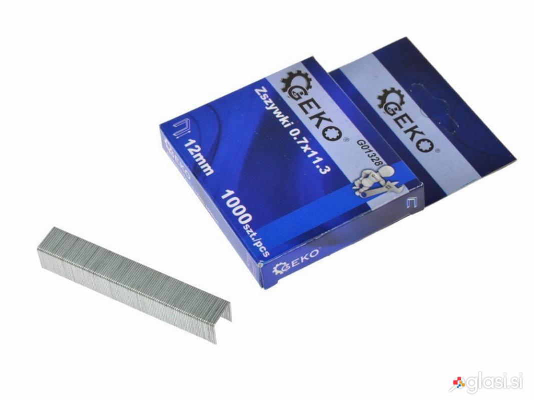 1000x Nadomestne sponke za sponkač 12mm
