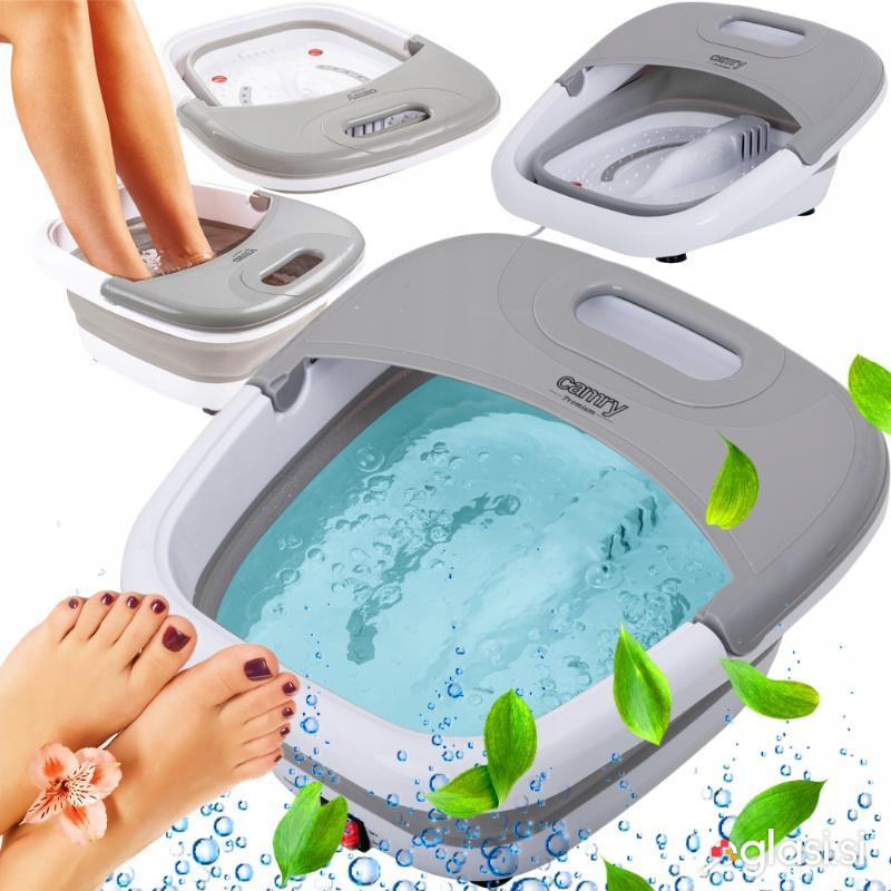 450W zložljiva silikonska vodna masažna kad za noge in stopala