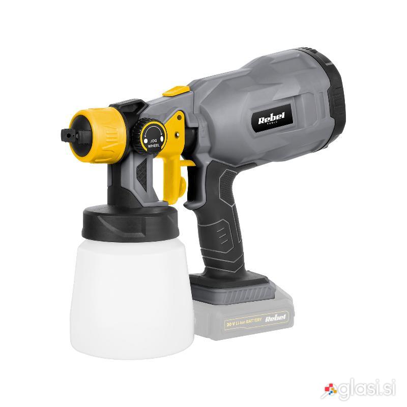 20V akumulatorska pršilna lakirna enota za pleskanje 800ml
