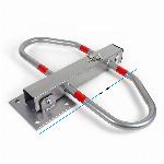 Zložljiv stebriček za parkirni prostor s ključavnico in odsevnimi trakovi 48x70c