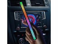 LED RGB dekorativni stolpec USB glasbeno delovanje 18cm
