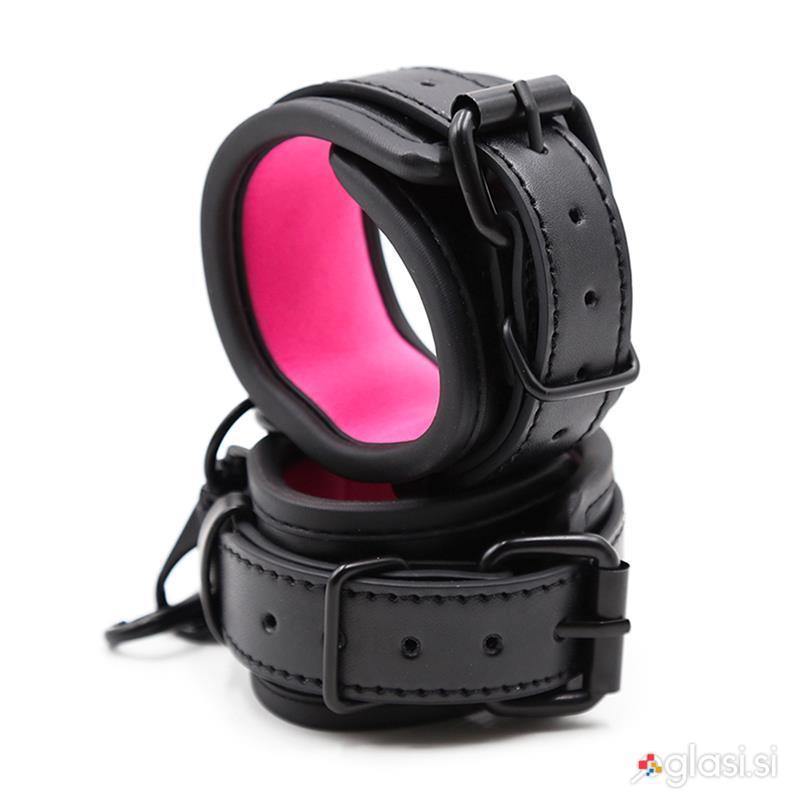 OKOVI ZA ZAPESTJE Latetobed BDSM Line Neoprene Black