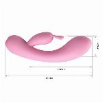 VIBRATOR RABBIT Pretty Love Hugo Pink