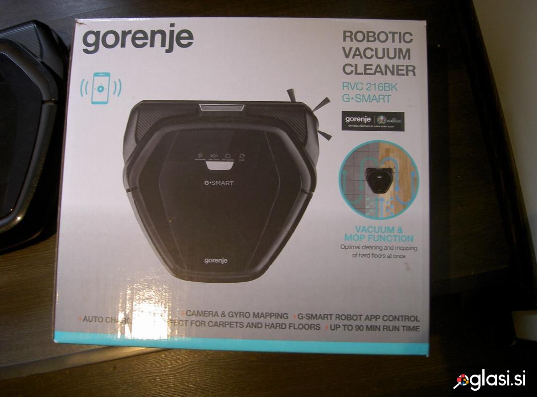 Robotski sesalnik Gorenje s funkcijo pomivanja tal - rabljen kakšni 2
