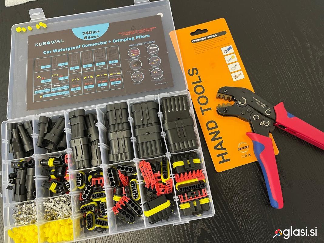 Klešče za stiskanje priključkov različnih vrst (SNA-48b)