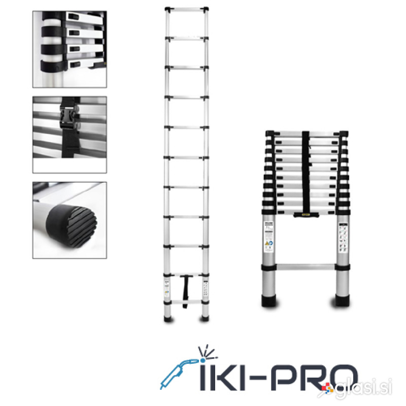 Teleskopska lestev 3,2m