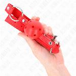 GAG Kink Breathable With Double River Model 1 Red (4,5 cm)