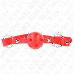 GAG Kink Breathable With Double River Model 1 Red (4,5 cm)