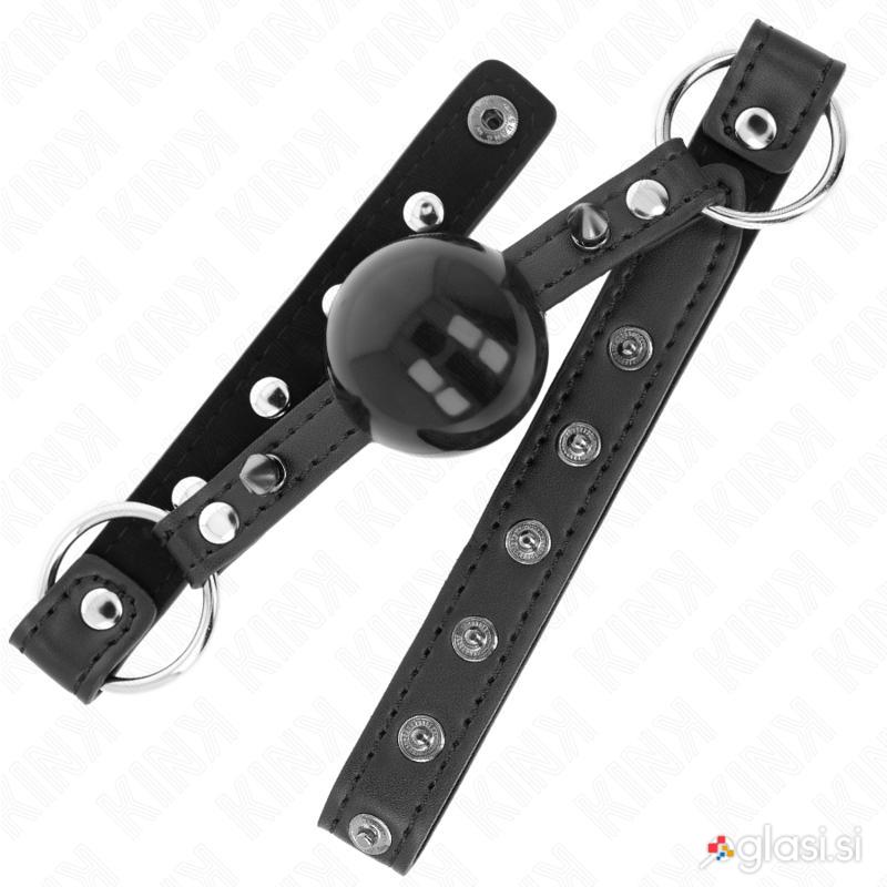 GAG Kink With Tip Rivet And Snap Lock Black (4 cm)