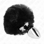 ANALNI ČEP Kink With Fur Rabbit Tail (3 cm)  