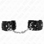 OKOVI ZA ZAPESTJE Kink Shiny Neoprene Black