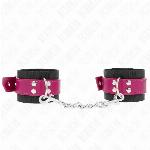 OKOVI ZA ZAPESTJE Kink Nylon BlackRaspberry Rose