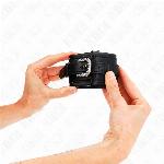 OKOVI ZA ZAPESTJE Kink Rhinestone Buckle Black