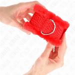 OKOVI ZA ZAPESTJE Kink Fur Lined Red