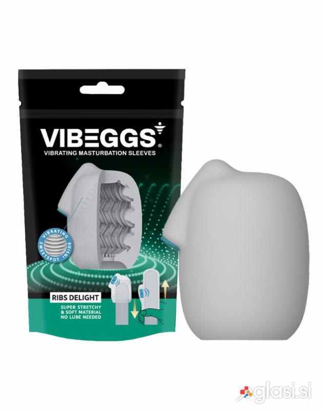 MASTURBATOR Vibeggs Ribs Delight White